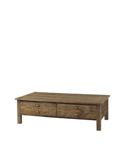 Padma’s Plantation Salvaged Wood Coffee Table, Natural