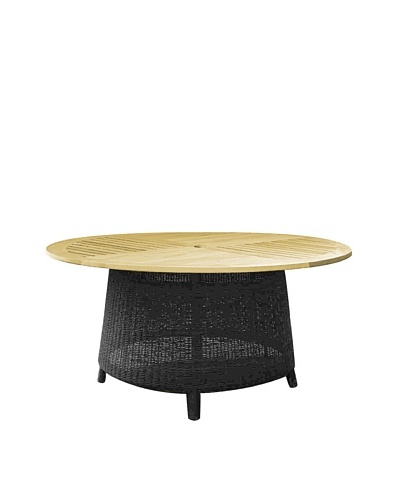 Padma’s Plantation Outdoor Bay Harbor Dining Table, Espresso