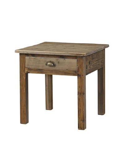 Padma’s Plantation Salvaged Wood End Table, Natural