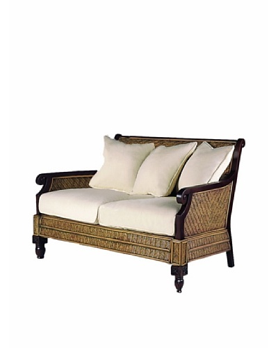 Padma’s Plantation Trinidad Loveseat, Antiqued Natural