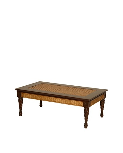 Padma’s Plantation Trinidad Coffee Table, Antiqued Natural