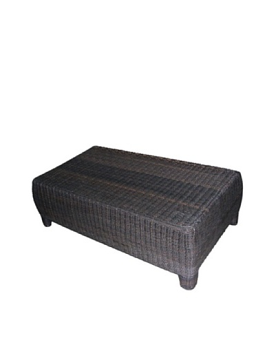 Padma’s Plantation Outdoor Bay Harbor Coffee Table, Espresso