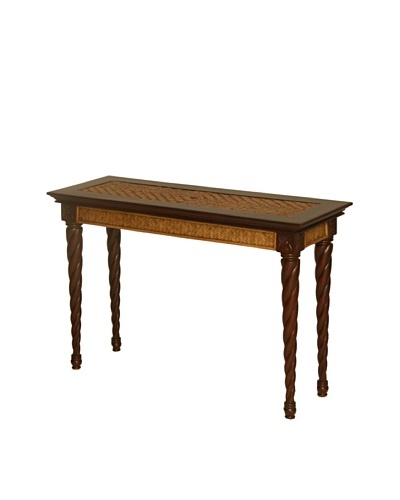 Padma’s Plantation Trinidad Console Table, Antiqued Natural