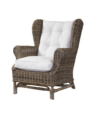 Padma’s Plantation Wing Chair, Kubu Grey