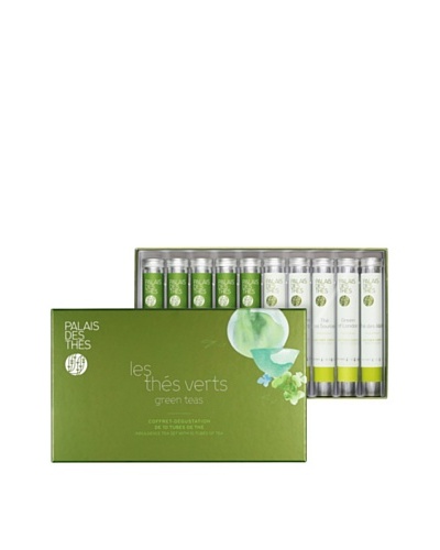 Palais des Thés Indulgence Green Tea Set with 10 Tubes of Tea