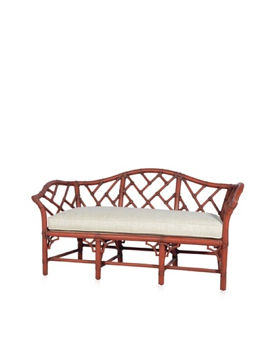 Palecek Pavilion Loveseat [Red]