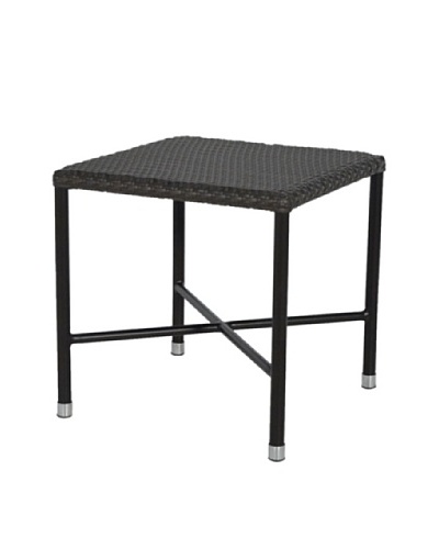 Palecek Patio Side Table, Black