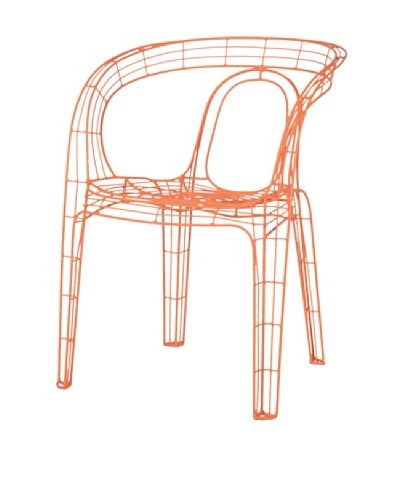 Palecek Mazatlan Outdoor Chair, Orange