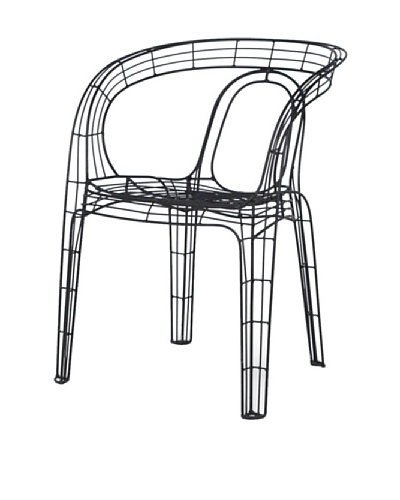 Palecek Mazatlan Outdoor Chair, Black