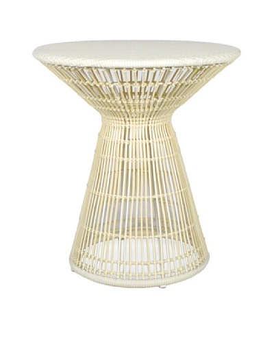 Palecek Verona Outdoor Side Table, Cream