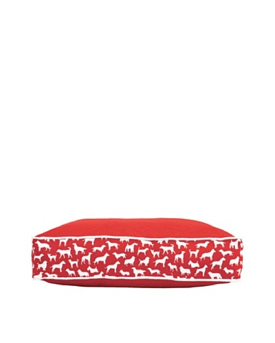 Harry Barker Kennel Club Rectangular Bed, Red, Medium