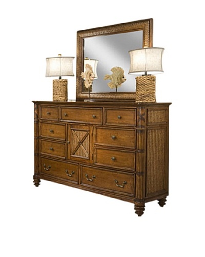 Panama Jack Island Breeze Mirror and Dresser Set