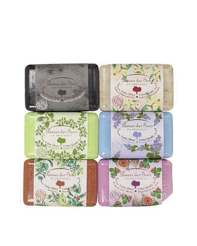 Panier des Sens Luscious Garden Soaps, Set of 6