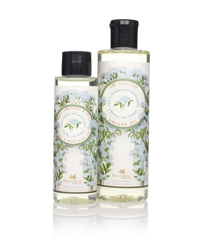 Panier des Sens Firming Sea Fennel Shower Gel & Massage Oil, Set of 2