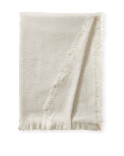 pür by pür cashmere Tissu Tissu Throw, Crème