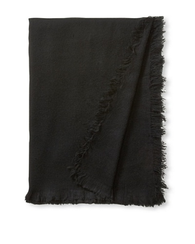 pür by pür cashmere Tissu Tissu Throw, Black