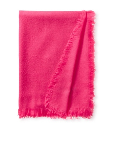 pür by pür cashmere Tissu Tissu Throw, Pink Flamingo