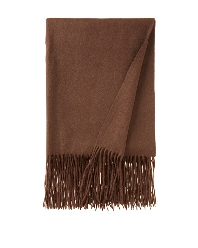 pür cashmere Signature Throw, Chocolate, 50″ x 65″