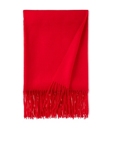 pür cashmere Signature Throw, Red Lipstick, 50 x 65