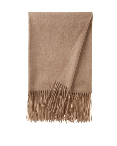 pür cashmere Signature Throw, Sand, 50 x 65