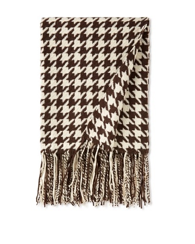 pür cashmere Houndstooth Throw