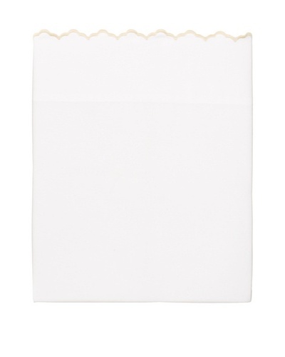 Peacock Alley Luxury Linens Calypso 400-Thread-Count 100-Percent Egyptian Cotton Percale Flat Sheet