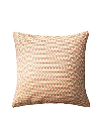 Peacock Alley Grimaldi Square Pillow, Flame