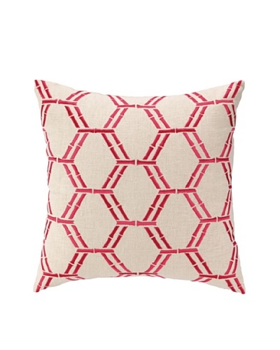 Peking Handicraft Bamboo Pillow, Pink