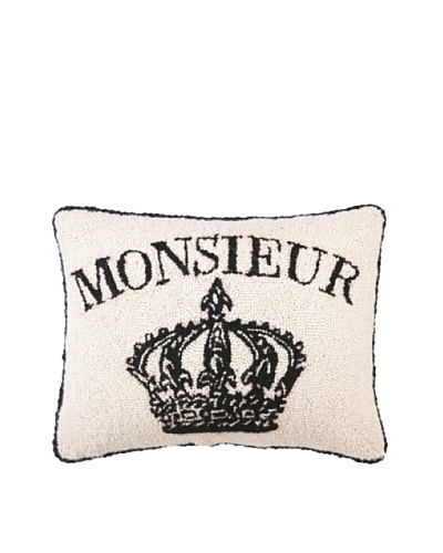 Peking Handicraft Monsieur Crown Hook Pillow