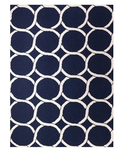 Peking Handicraft Nautical Knot Rug [Blue]