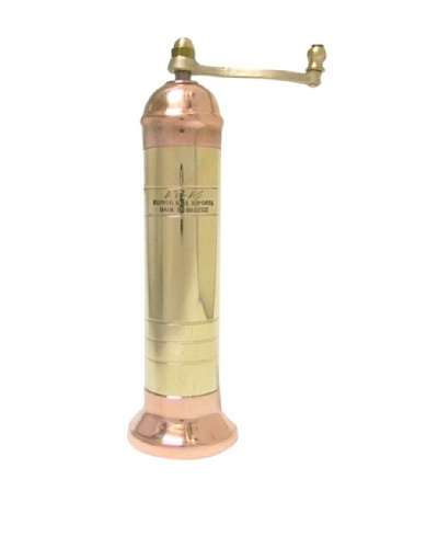 Pepper Mill Imports Atlas Moderno Salt Mill, Brass/Copper