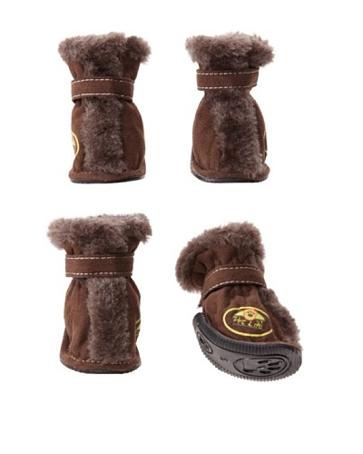 Pet Life Ultra-Fur Comfort Boots [Brown]