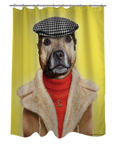 Pets Rock “Dog Boy” Shower Curtain