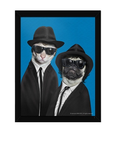 Pets Rock “Brothers” Framed Art