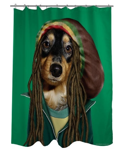 Pets Rock Reggae Shower Curtain