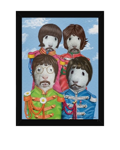 Pets Rock Furry Four Framed Art