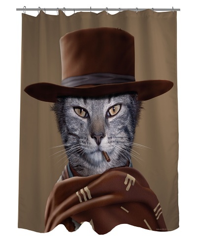 Pets Rock Western Shower Curtain