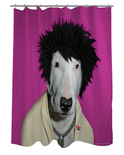 Pets Rock “Punk” Shower Curtain