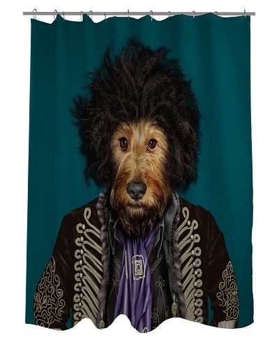 Pets Rock “Psychedelic” Shower Curtain