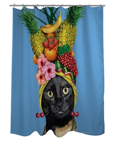 Pets Rock Fruit Shower Curtain