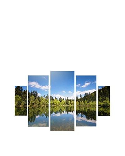 Philippe Sainte-Laudy “Lake Maix” 5-Panel Art Set, 40″ x 58″