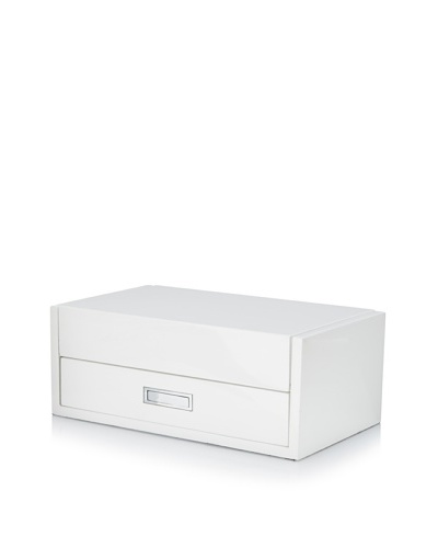 Philippi Lack Jewelry Box, White