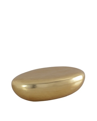 Phillips Collection River Stone Cocktail Table [Gold]