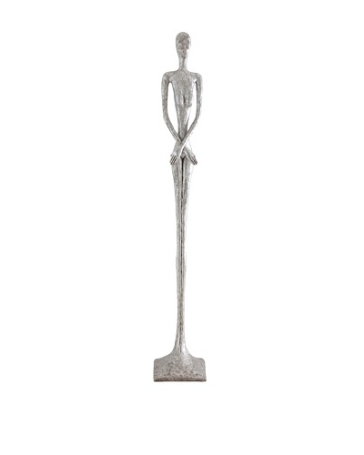 Phillips Collection Skinny Female Sculpture, Silver