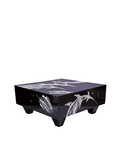 Phillips Collection Introspection Square Table, Black