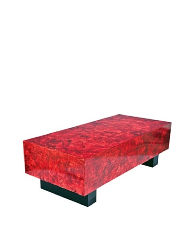 Phillips Collection Desires Painted Table, Red/Black