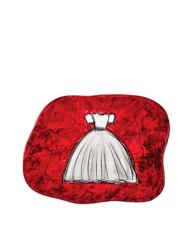 Phillips Collection Desires Little Girl Wall Décor, Red/Black/White