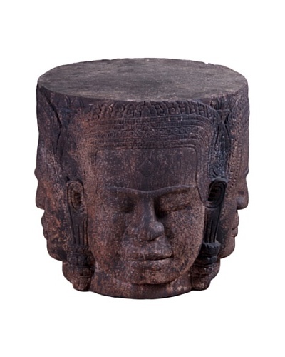Phillips Collection Vishnu Head/Four Faces Table, Brown