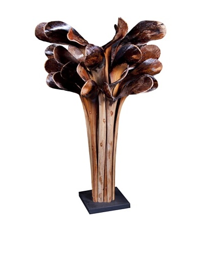 Phillips Collection Palm Spathe Décor on Stand, Natural