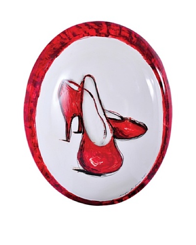Phillips Collection Red Shoes Wall Décor, Red/Black/White